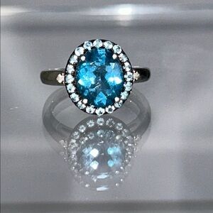 NWOT Chuck Clemency NayC 11 Genuine Gemstone Sterling Silver Designer Ring Boho